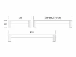 Sänky Mori, Eri Kokoja -Muut kalusteet Myynti 2023 Mori s nky20mitat