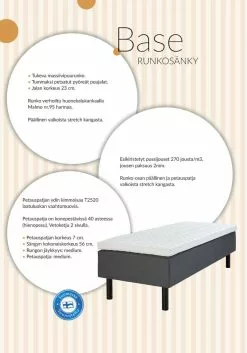 Runkosänkypaketti Base, 90x200 Cm -Muut kalusteet Myynti 2023 base kuva 1