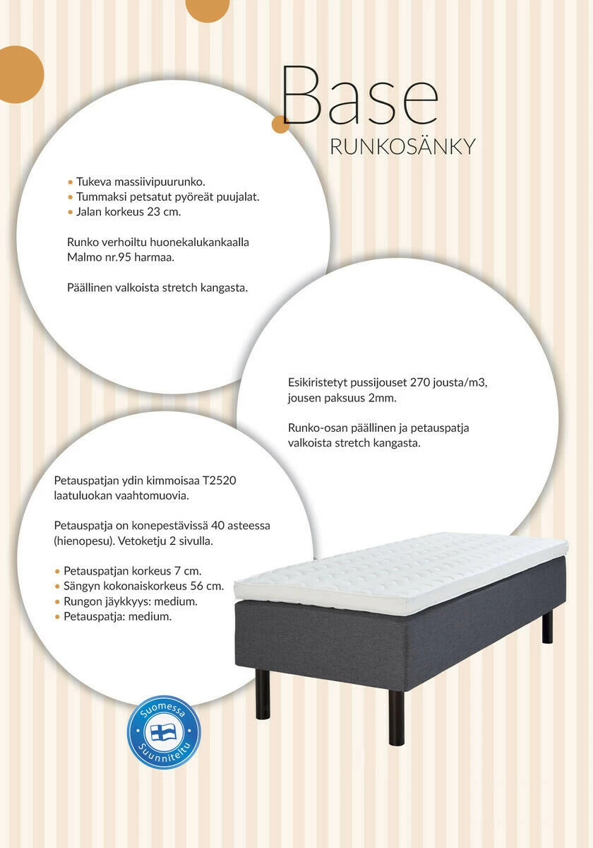 Runkosänkypaketti Base, 80x200 Cm 8 Runkosänkypaketti Base, 80x200 Cm - Image 8