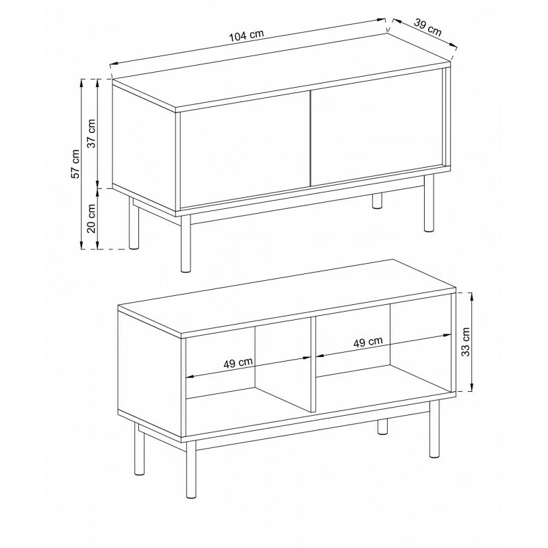Tv-taso Milo 154 2 Tv-taso Milo 154 - Image 2